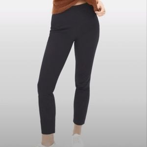 Everlane The Side Zip Stretch Cotton Pointe Pants in Black Charcoal Size 4